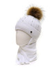 Фото Зимняя шапка с шарфом Мари Agbo