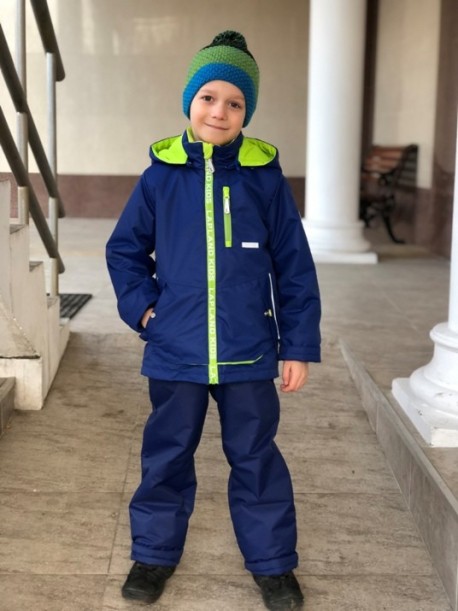 Фото Мембранный комплект для мальчика Lapland темно-синий