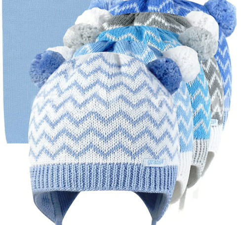 Фото Зимняя шапка с шарфиком Grans Польша