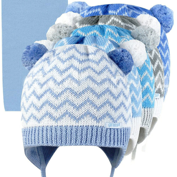 Фото Зимняя шапка с шарфиком Grans Польша